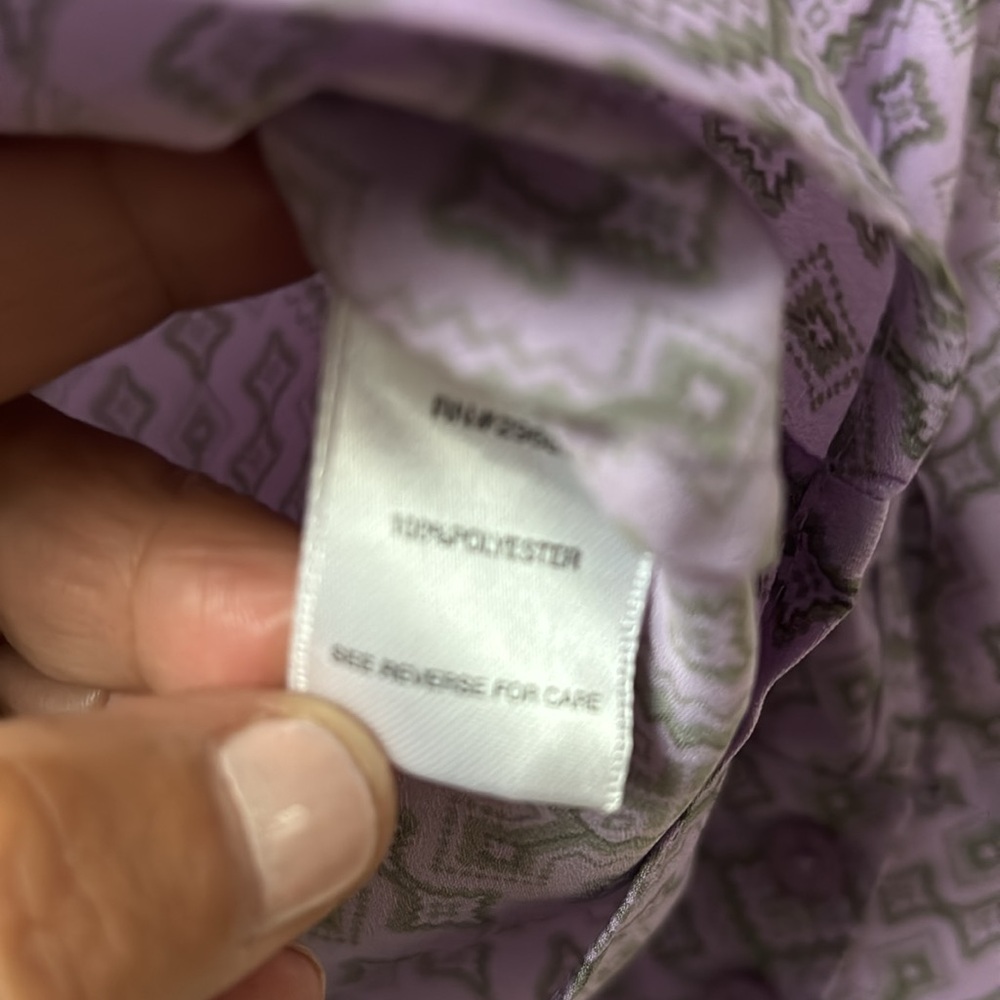 Pendleton Lavender Aztec‎ Southwest Print Button Up Women’s Shirt Sz 4 - Picture 6 of 7